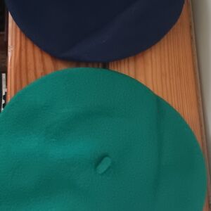 Blue and Green Beret Set